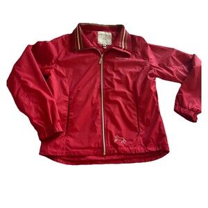 Horseware Ireland Equestrian Windbreaker Zip Red Jacket Women’s Medium